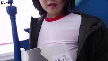 Korea – Goyang Seksi Pacar Dengan Stoking Hitam Yang Menggoda