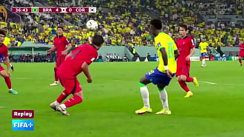 Brasil Menggasak Korea Dengan Gaya Doggy