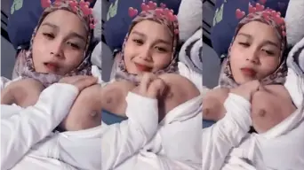 Pap Toge Montok Gadis Berhijab, Remas Dada Menggoda