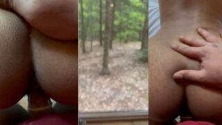 Pasangan Menikmati Pemandangan Sambil Bercinta Dalam Video Porno