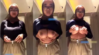 Remasan Toket Hijaber Toge Yang Menggoda