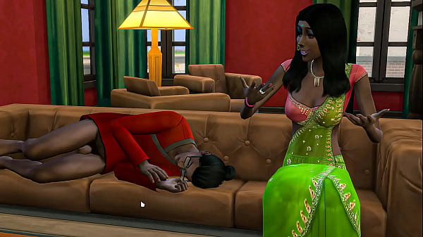 Adik Tiri India Menemukan Kakak Tirinya Tidur Telanjang Di Sofa Ruang Tamu, Gairahnya Membara Dan Mereka Pun Bercinta