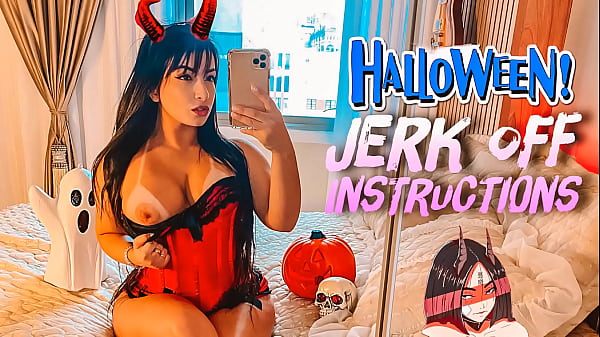 Gadis Setan Nakal Dengan Bokong Dan Payudara Montok, Cosplay Latina, Memerintahmu Untuk Memuaskan Diri Sambil Memamerkan Kaki Seksi Dan Strap-on-nya Yang Menggoda.