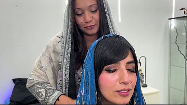 Tiga Badai Nafsu: Aaliyah Yasin Dan Jade Presley Dalam Orgy Panas Dua Arab Dengan Payudara Besar Dan Memek Ketat