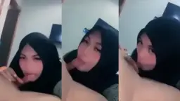 Hijab Seksi Mengulum Batang Pacar