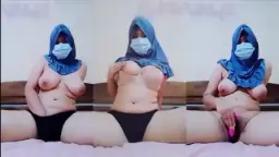 Jilboobs Biru Tergoda Menggoda Vagina Basah