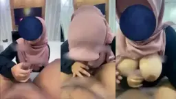 Ukhti Berjilbab Menggoda, Sepongannya Bikin Tergoda
