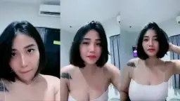 Babygurl Yourbae Pake Tanktop Putih, Bikin Liur Netes Liat Badannya