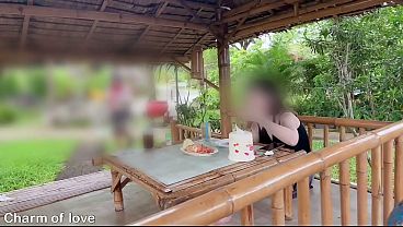 Ngentot Di Luar Sama Bule Thailand, Basah Semua.