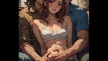 Ayah Tiri Dan Temannya Ngewe Anak Tiri Pakai Suara Ai Cowok ( Bikinan Ai )