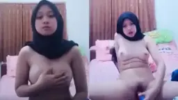Hijab Viral, Ngentot Pakai Botol Parfum Sampai Muncrat