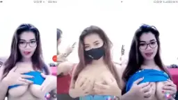 Manda Pake Tanktop Doang, Kelihatan Banget Bentuk Tubuhnya Yang Seksi.