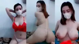 Umbaby Lingeri Merah Tobrut Bikin Ngiler, Bikin Pengen Bobo